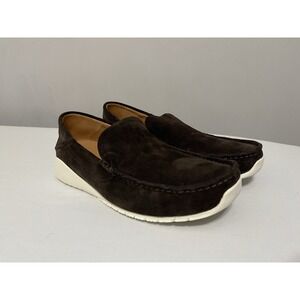 Olukai KA'A Loafer Mens Size 8.5 Brown Leather Suede Slip On Casual Shoes